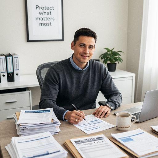 Счастливая семья, путешествующая на автомобиле с надежным покрытием.